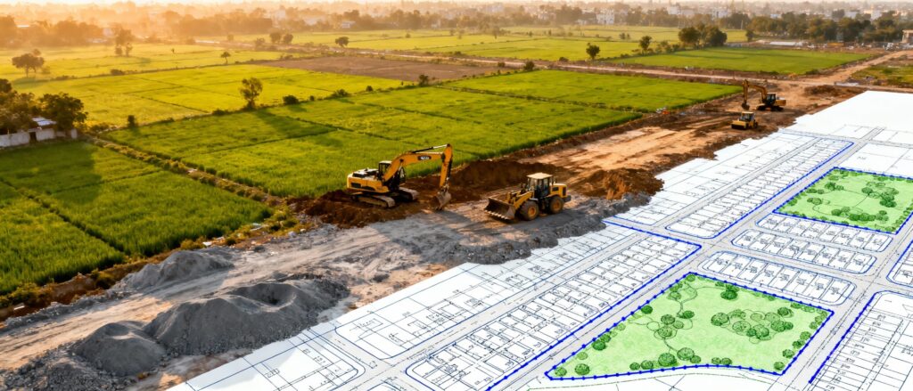 Land acquisition for the New Noida
